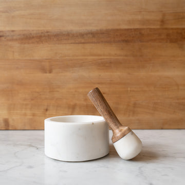 Marble Mortar & Pestle